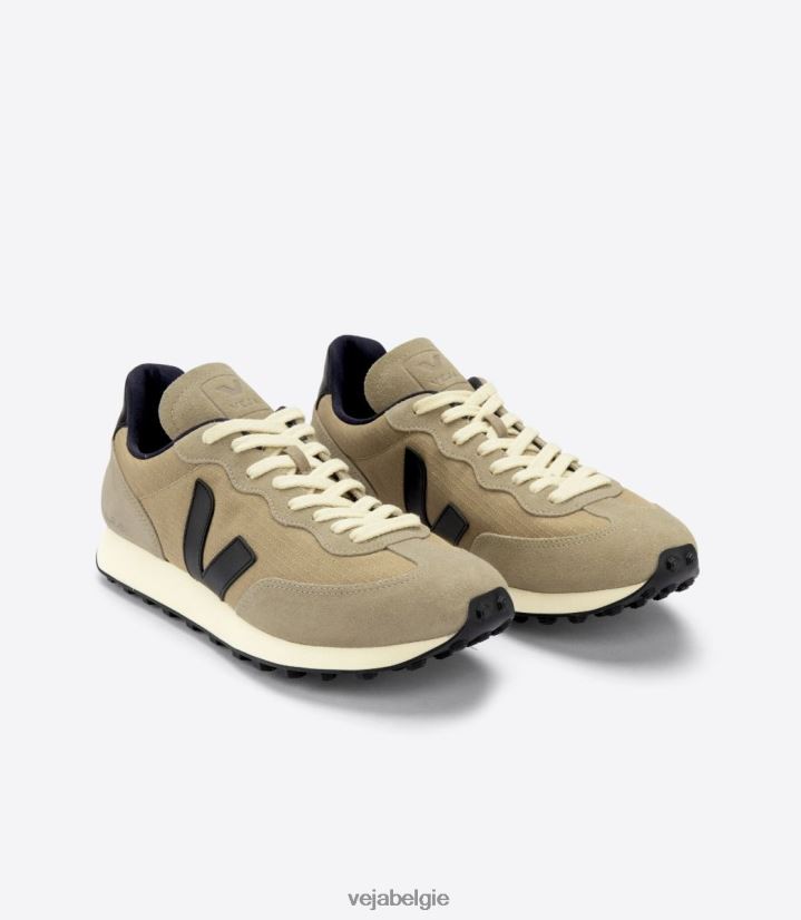 Veja zijn Heren Rio Branco ripstop dune zwart schoenen 2882X98