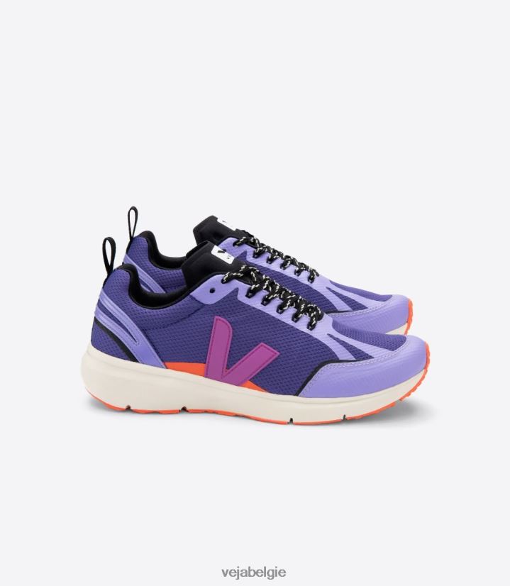 Veja zijn Heren condor 2 alveomesh paars ultraviolet schoenen 2882X192