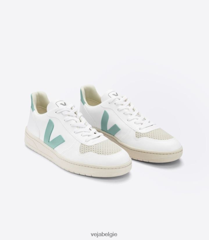 Veja zijn Heren v-10 cwl witte matcha schoenen 2882X64