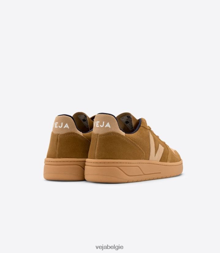 Veja zijn Heren v-10 suède camelwoestijn schoenen 2882X61