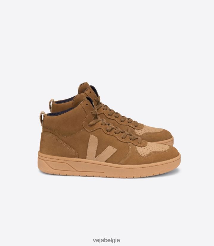 Veja zijn Heren v-15 nubuck kameelwoestijn schoenen 2882X84