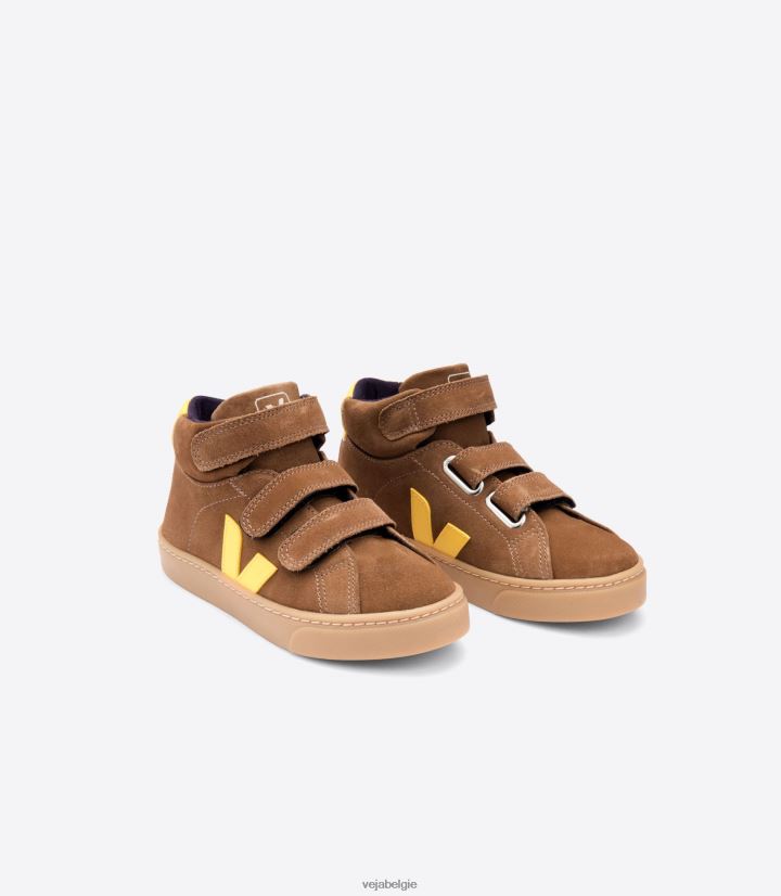 Veja zijn kinderen esplar midden suède bruin tonic schoenen 2882X313