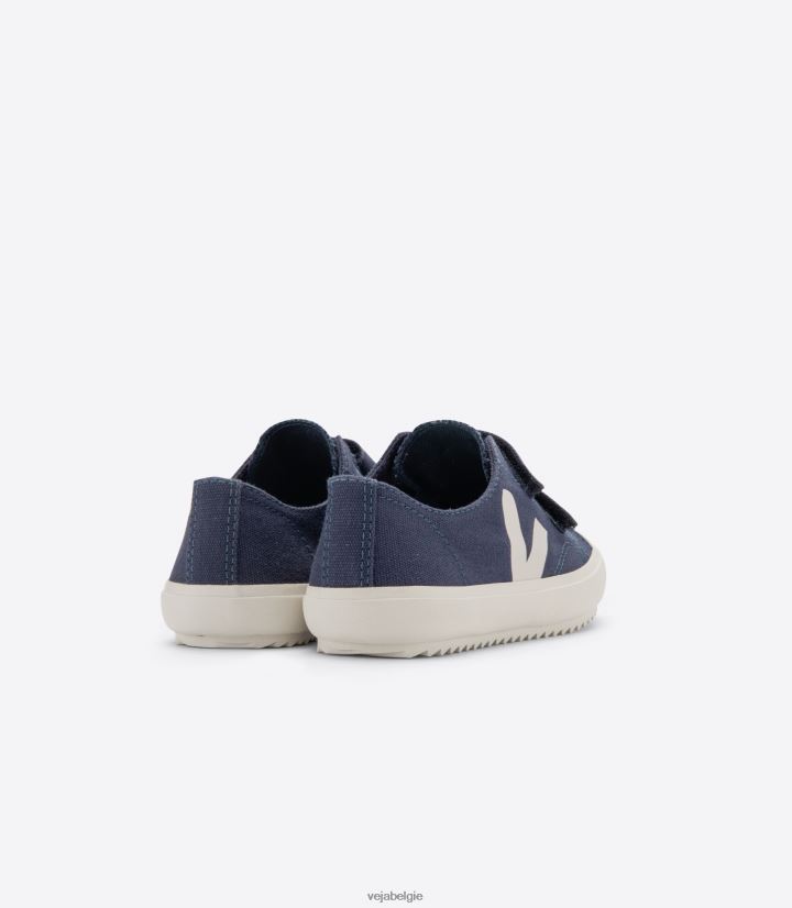 Veja zijn kinderen ollie canvas marine pierre schoenen 2882X400