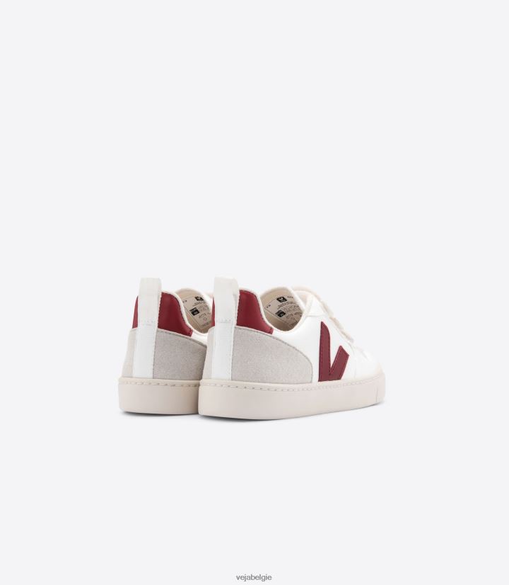 Veja zijn kinderen v-10 cwl witte marsala schoenen 2882X374