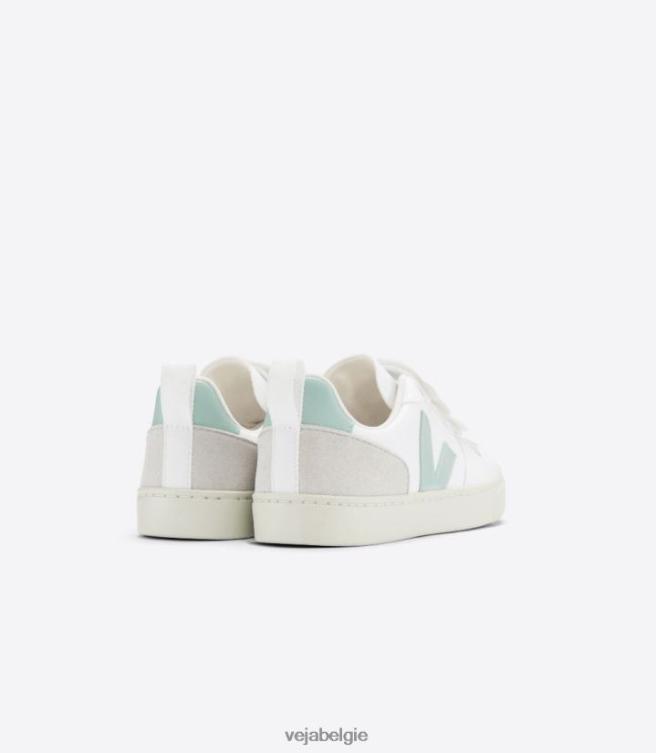 Veja zijn kinderen v-10 cwl witte matcha schoenen 2882X360