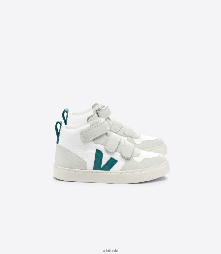 Veja zijn kinderen v-10 midden b-mesh wit Bretagne schoenen 2882X344