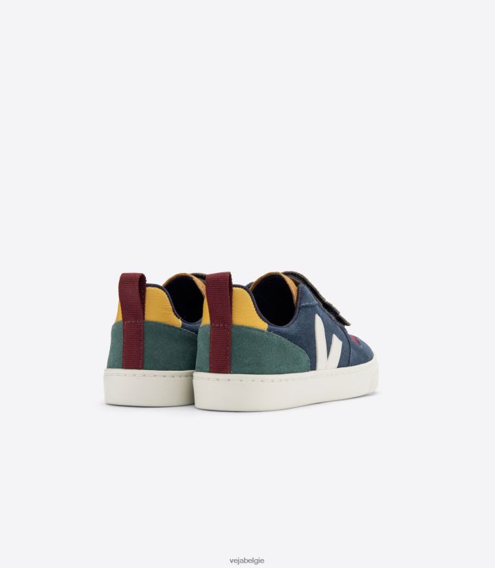 Veja zijn kinderen v-10 suède multico nautico schoenen 2882X371