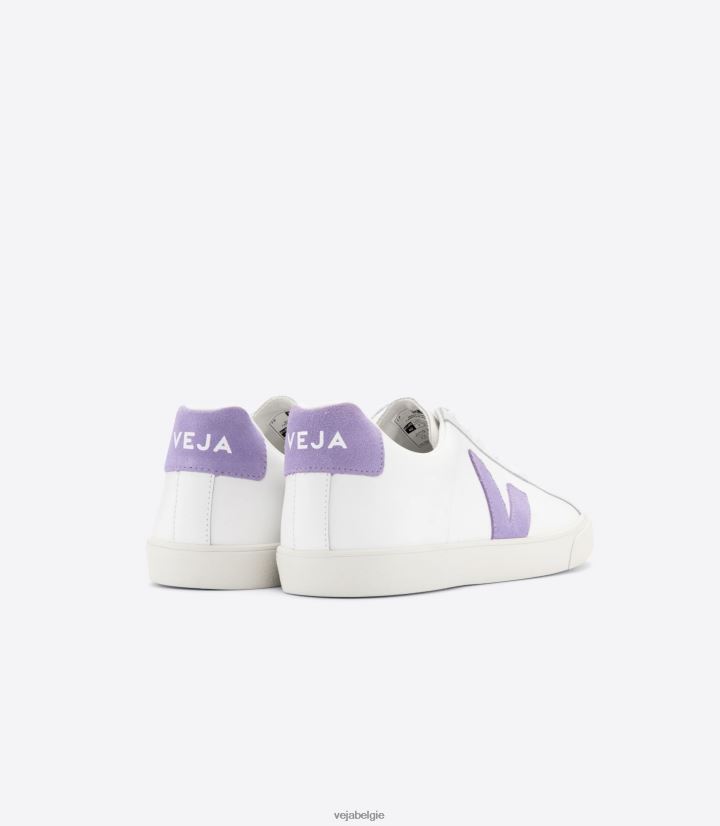 Veja zijn vrouwen Esplar leer extra wit lavendel schoenen 2882X242