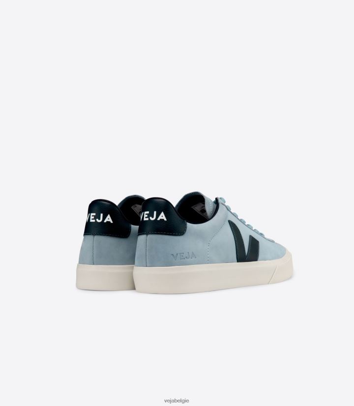 Veja zijn vrouwen campo nubuck staal nautico schoenen 2882X224