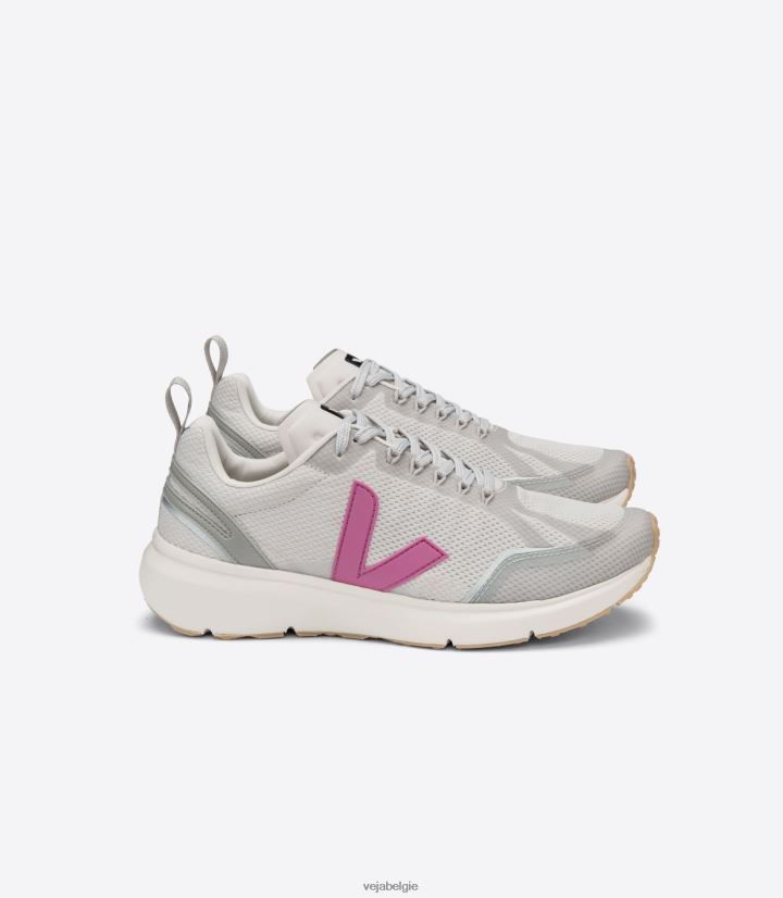 Veja zijn vrouwen condor 2 alveomesh lichtgrijs ultraviolet schoenen 2882X273