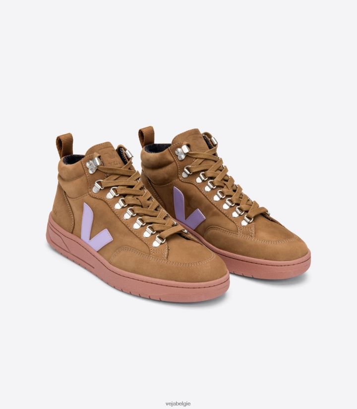 Veja zijn vrouwen roraima nubuck bruin lavendel schoenen 2882X252