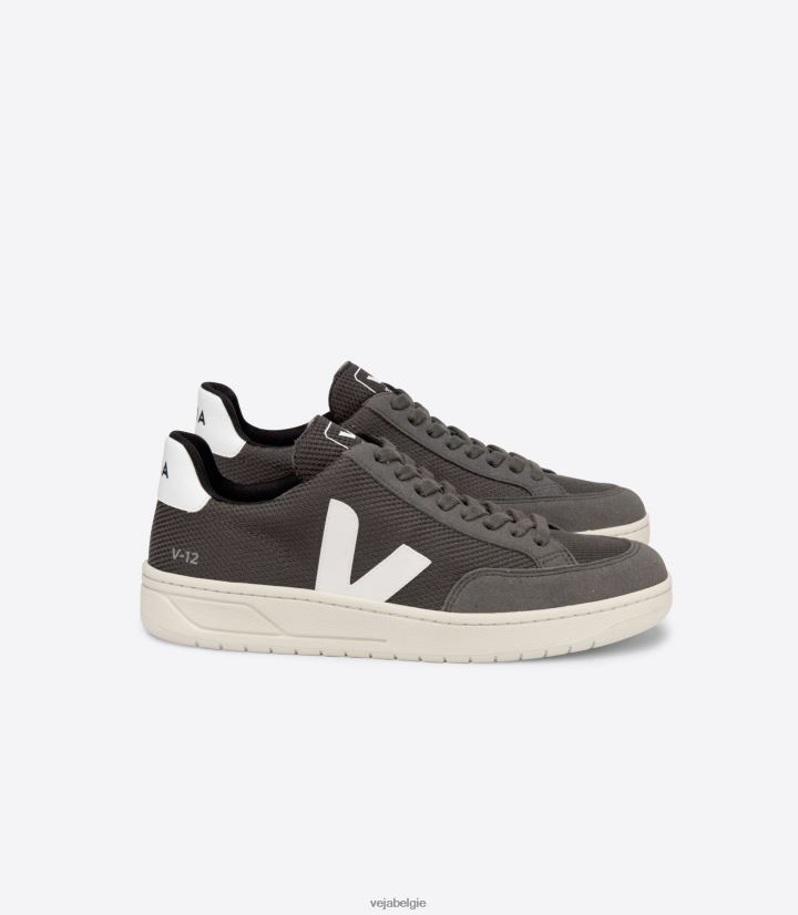 Veja zijn Heren v-12 vegan b-mesh grafietwit schoenen 2882X37