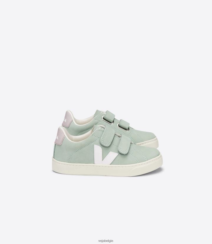 Veja zijn kinderen esplar nubuck matcha wit schoenen 2882X340