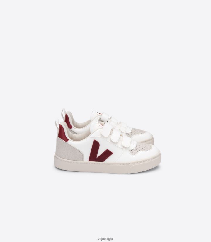 Veja zijn kinderen v-10 cwl witte marsala schoenen 2882X374