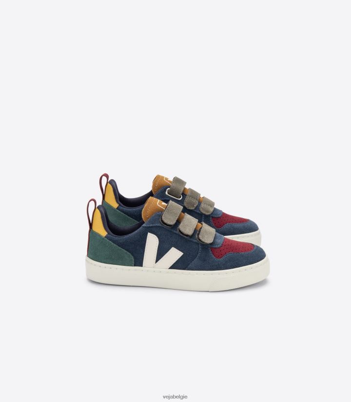 Veja zijn kinderen v-10 suède multico nautico schoenen 2882X371